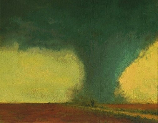 Spring Cleaning--The 1925 Tri-State Tornado Painting by David Smith